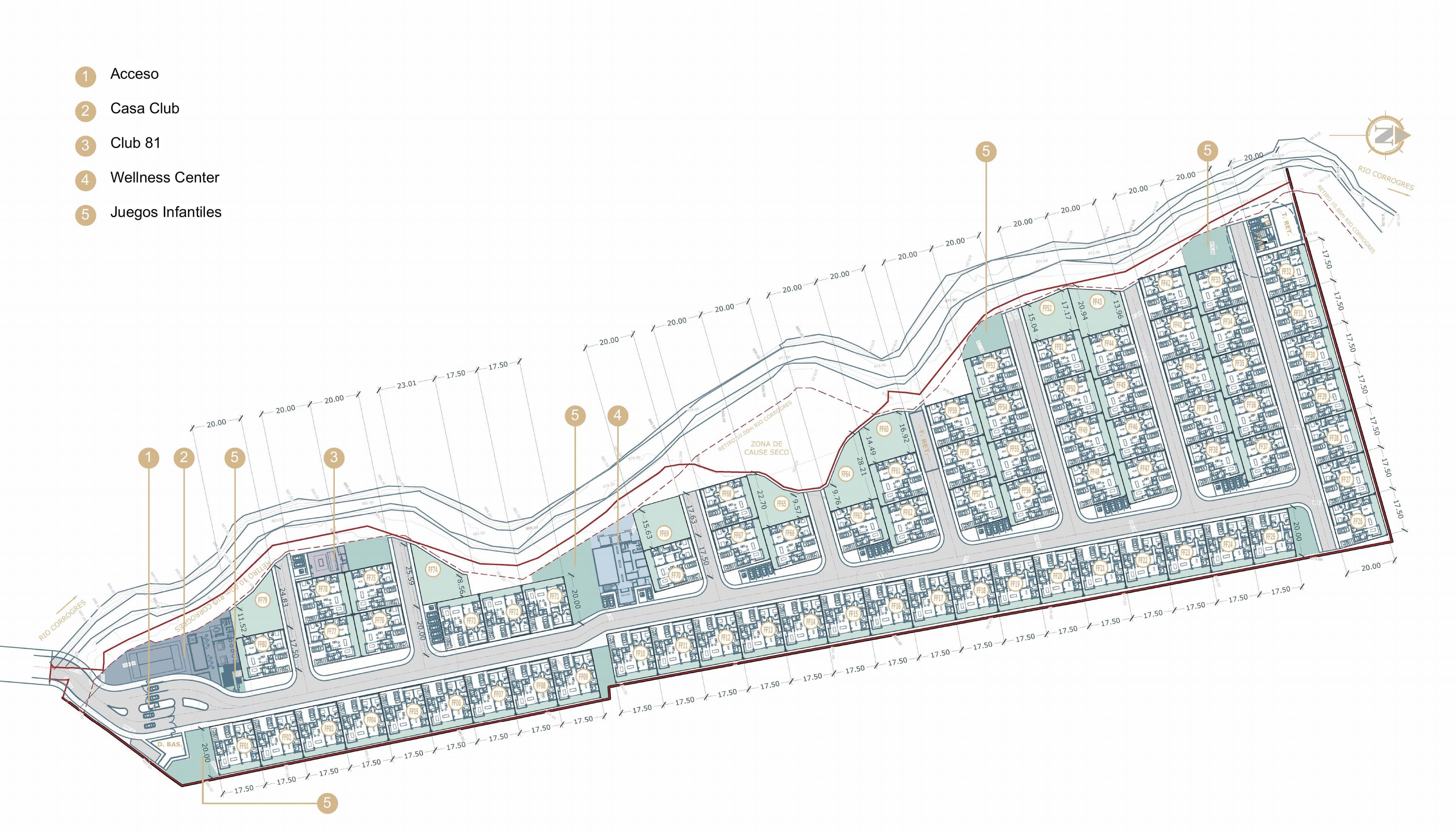 Master Plan Acquarello Santa Ana